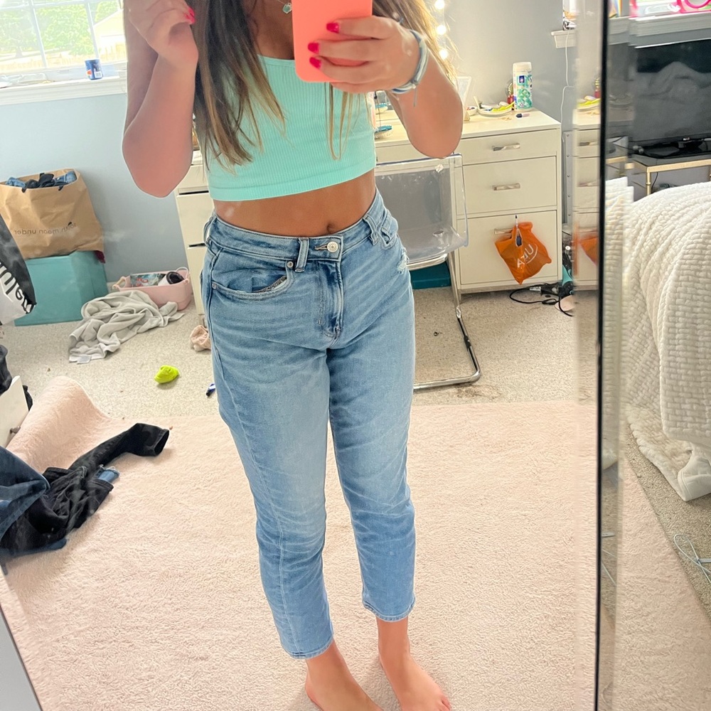 American eagle mom jeans size 2 - Picture 1 of 5